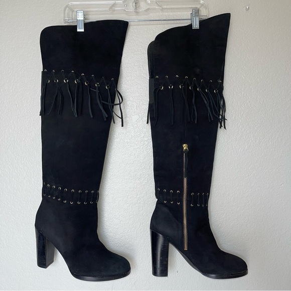 Rebecca Minkoff Bardot over the knee boots SZ 10M - Picture 2 of 8